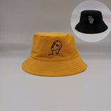 Sunscreen Daisy Embroidery Fisherman Hat